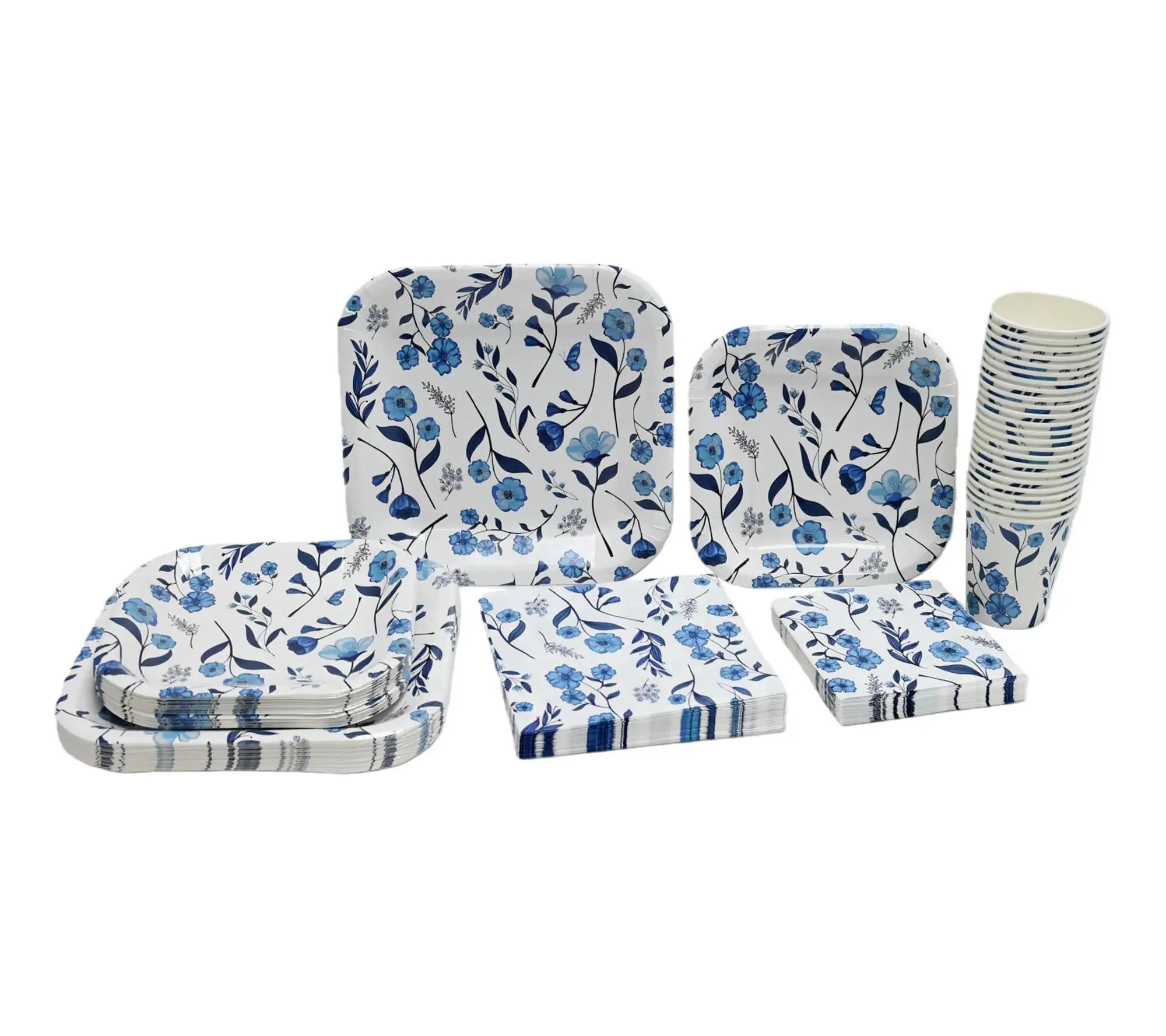 Temp-tations 120-Piece Disposable Paper Party Set