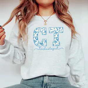 CT Technologist Sweatshirt • CAT Scan Tech Skeleton Sweater • CT Tech Gift • Computed Tomography Tech • Radiology Department Graduation Gift