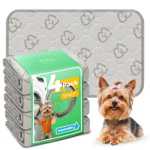 FXW Washable Pee Pads for Dogs, Puppy Pads with Super Absorbent, Khaki