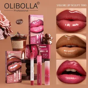 3 Piece Matte Lip Liner Set, Water Gloss Lipstick Makeup Combo, Long-Lasting Non-Fading, Easy Application, Perfect for Students and Dates, Lippie Pencil Kit