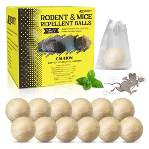 Atindirey Mouse Repellent ball - Keep Rodents Out of Cars - MouseDeterrents with Peppermint Oil