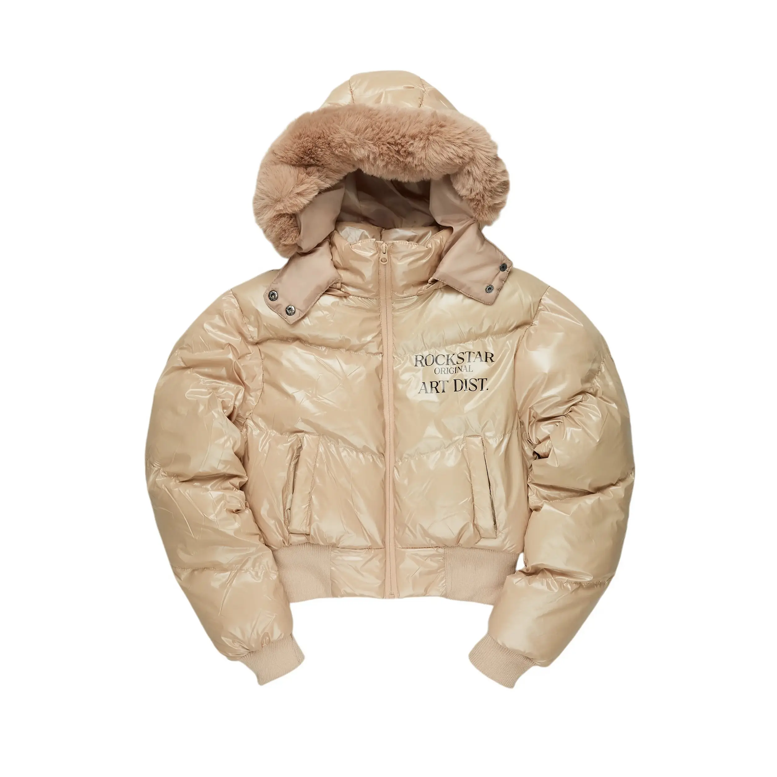 Destina Tan Puffer Jacket