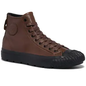 Grounder High-Top Brown/Leather
