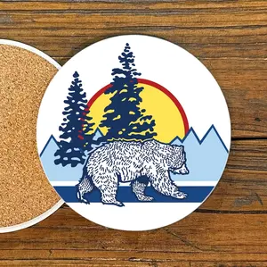 Bear Ceramic Coaster