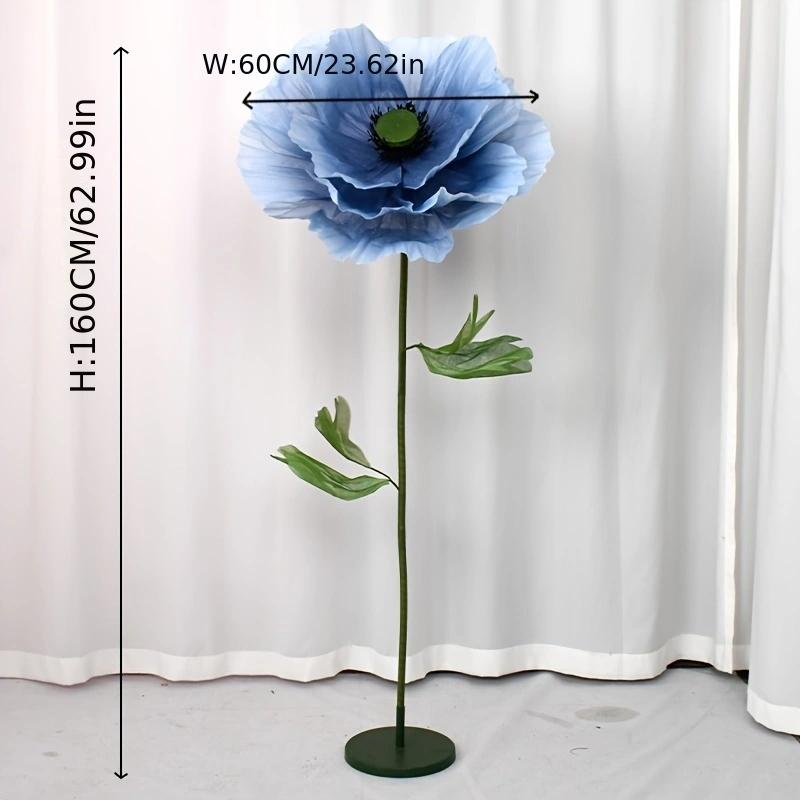Standing Corn Poppy, Giant 5.58ft Life-Size Faux Blooms with Flexible Stem Metal Base Oversized Wedding Arch Decor, Party Backdrop,Garden Window Display(Colorful) Standing Corn Poppy, Giant 5.58ft Life-Size Faux Blooms with Flexible Stem Metal Base Oversized Wedding Arch Decor, Party Backdrop,Garden Window Display(Colorful)
