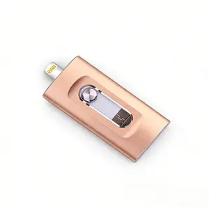 3 in 1 Flash Drive, High Speed USB 3.0 MemoryStorage, OTG Flash Pen Drive with Free Type-CAdapter for Android Phones/PC and More DevicesUSB Flash Drives