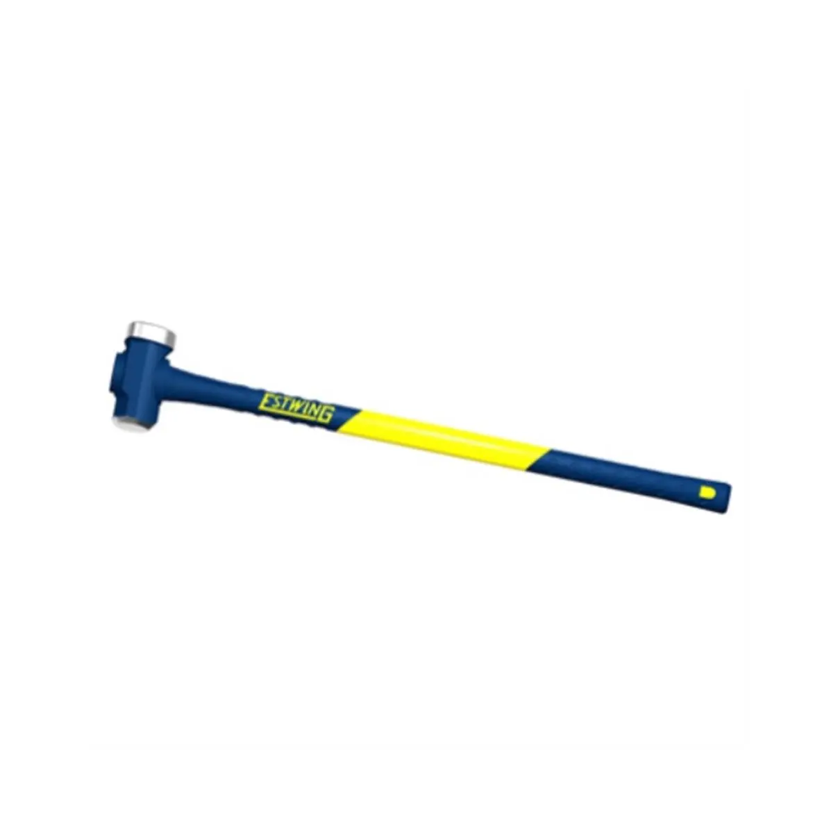 Estwing 8 lbs Sledgehammer - 36 in Length, 6.38 in Width, Induction-Hardened Steel-Forged Head, Fiberglass Dual-Injection Handle, Rubber Non-Slip Textured Grip, Industrial Engineering Hand Tool, Steel-Forged Masonry Hammer