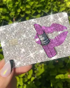 ExotixCard ultra bling reflective card skin back information