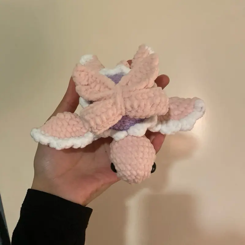 Mini bow crochet turtle Mini bow crochet turtle