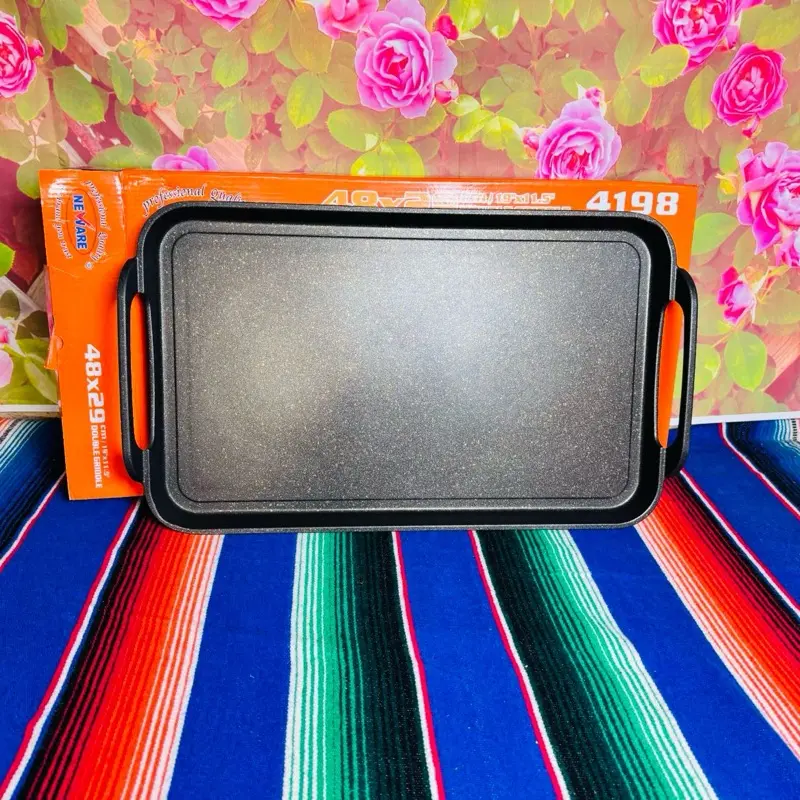 Comal extra heavy duty de mármol color negro caja naranja Comal extra heavy duty de mármol color negro caja naranja