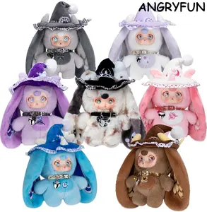ANGRYFUN Magic Witch Fantasy House Plush Blind Box – Enchanted Cottage Series Kawaii Plush Figures Cute Collectible Mystery Box Room Decor Birthday Gift Single Box (Free Random Cute Acrylic Keychain)