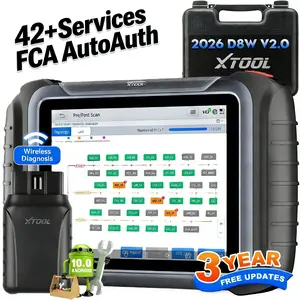 XTOOL D8W Bi-directional Wireless Scanner 3-Year Free Updates, ECU Coding, 38+ Resets & Full Diagnostics Programmer via Wi-Fi
