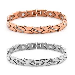 Women Magnetic Bracelets  Adjustable Bracelets,Valentine's Day Gifts Magnetic Jewelry with Sizing tool Magnetic Bracelets