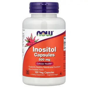 NOW Foods Inositol, 500 mg, 100 Veg Capsules