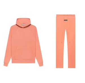 Combo / Coral SS22 Hoodie & Uncuffed Relaxed Sweatpant Combo Set for Men Comfortable Casual Wear - Menswear, Clothes
