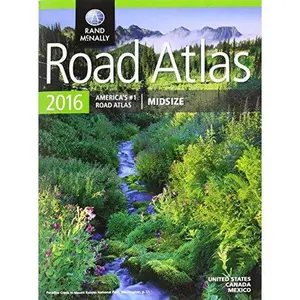 USED-Rand McNally 2016 Road Atlas: Midsize by Rand McNally (Paperback)