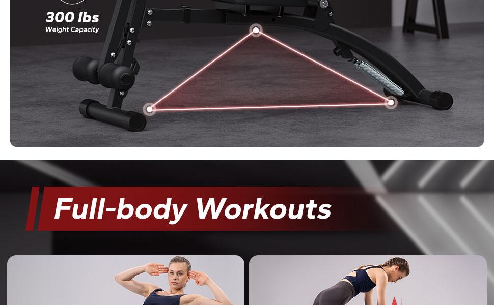 MERACH Multi-Functional Adjustable Ab Machine Workout Bench Sit Up Machine Push Up Exercise Chair for Home Gym TikTokShopBlackFriday SpringStatements