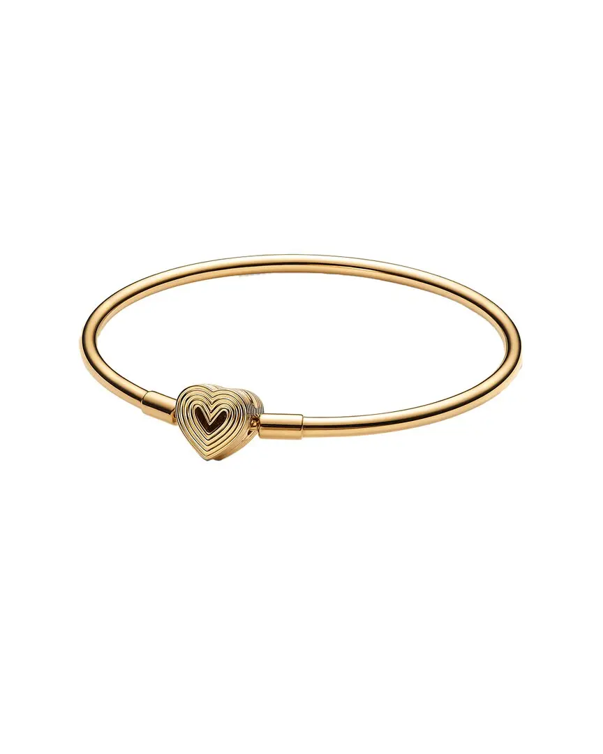 Pandora Moments 14K Yellow Gold Plated Bangle Bracelet
