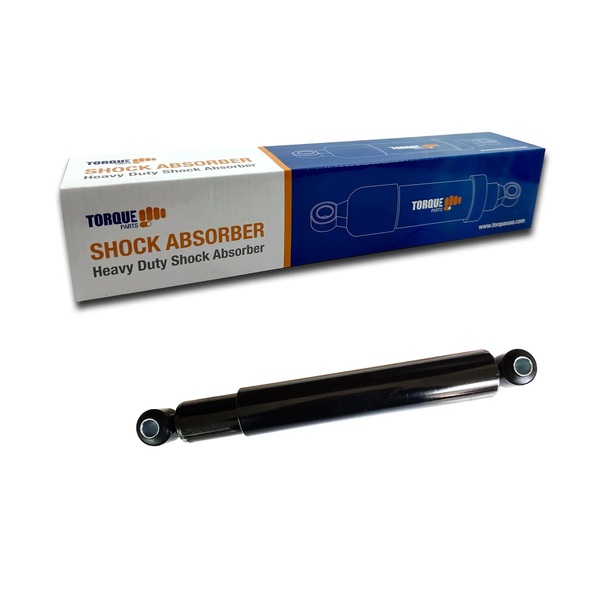 TORQUE 85045 Heavy Duty Rear Suspension Shock Absorber - Shock-Dampening, Extended Length, 4.4" Stroke - Replaces Hendrickson S23651,665733,665760,665767,B22311,B22862,B23651,S22311,S22862, Ingersoll 65351103, Holland 665454, Reyco 665830