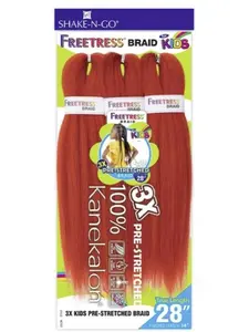 3X Kids Pre-stretched Braids 14"