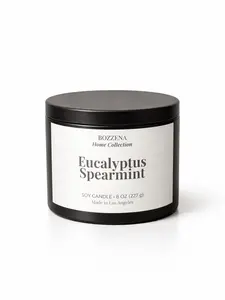 Eucalyptus Spearmint Scented Candle – 8 Oz Aromatherapy Soy Candle