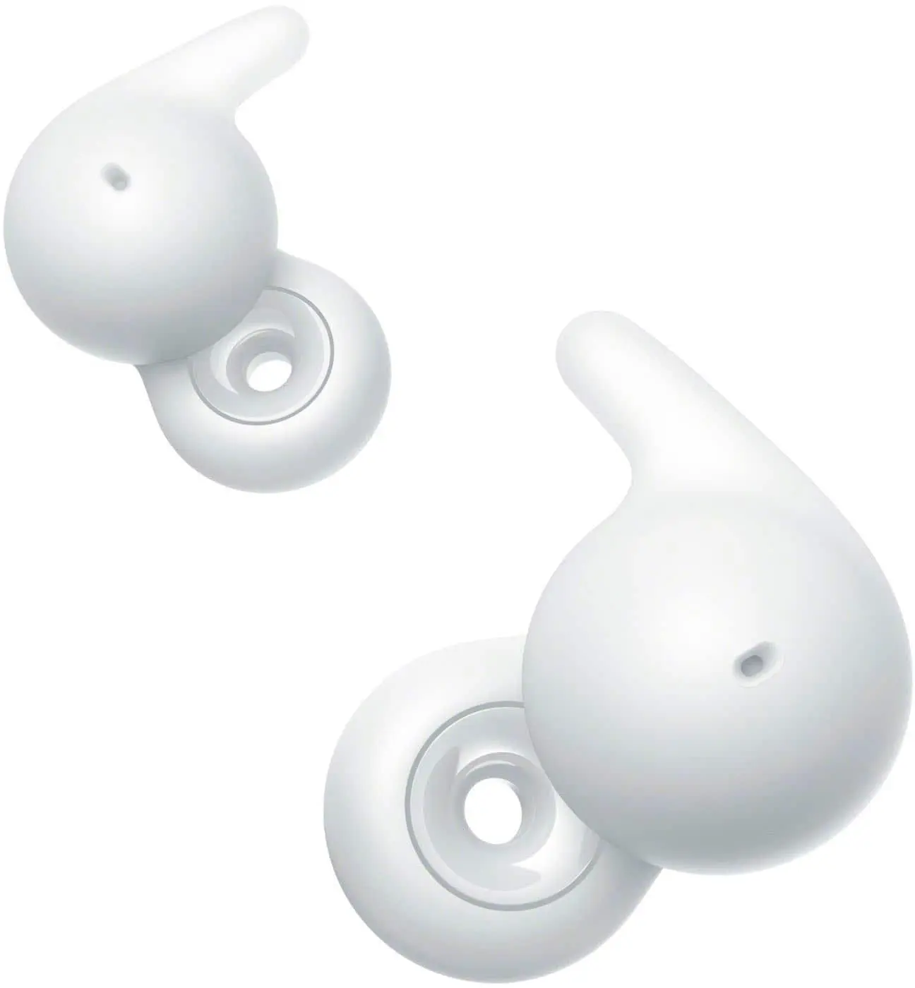 Refurbished - Sony LinkBuds Open Truly Wireless Earbud Headphones with an Open-Ring Design for Ambient Sounds and Newly Developed Air Fitting Supporters, White