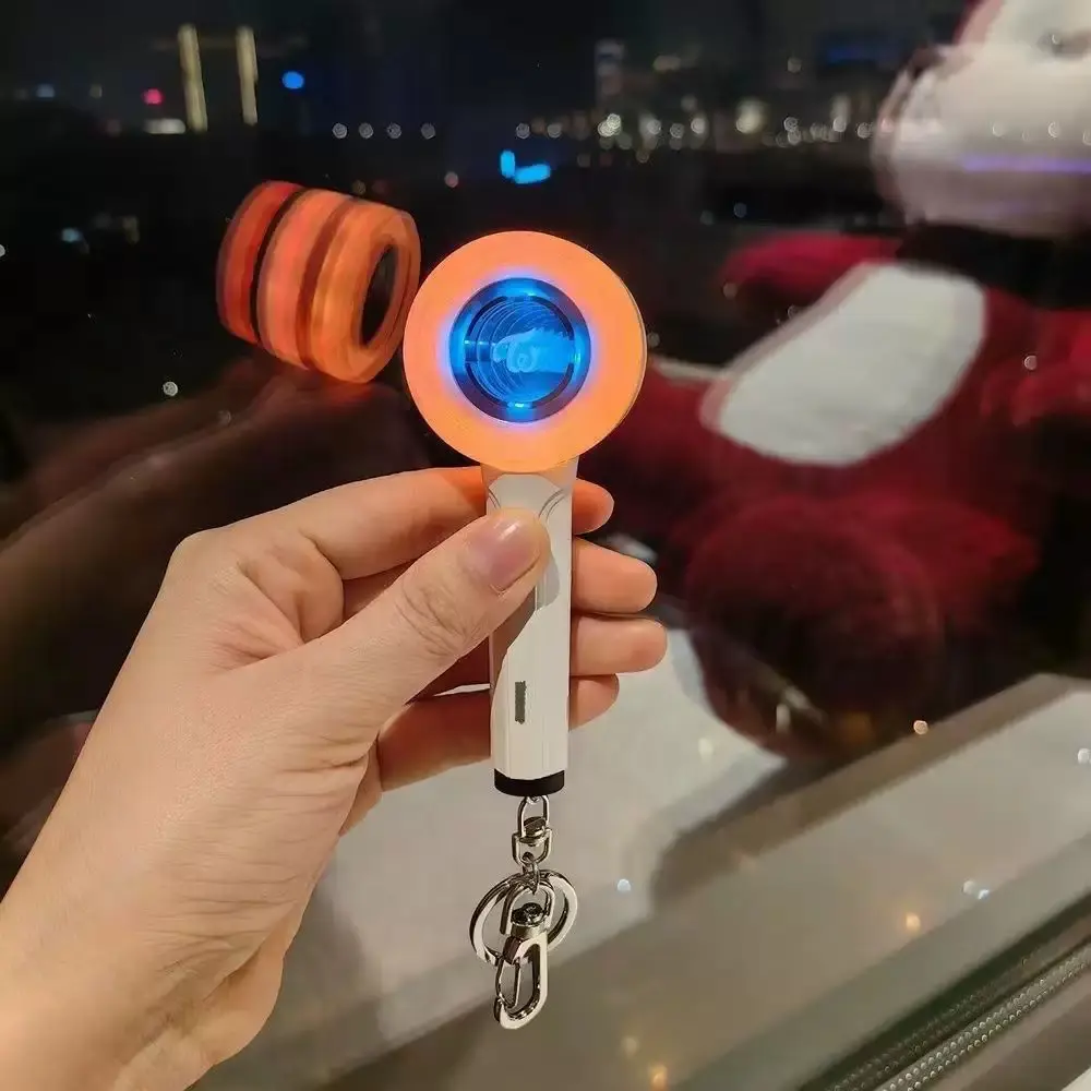 Mini Kpop LED Light Stick Keychain Atiny