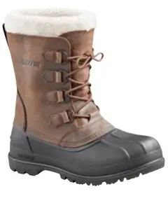 Baffin Men's Canada Waterproof Faux Fur Leather Tundra Work Boot Soft Toe - Htgem001-Brown