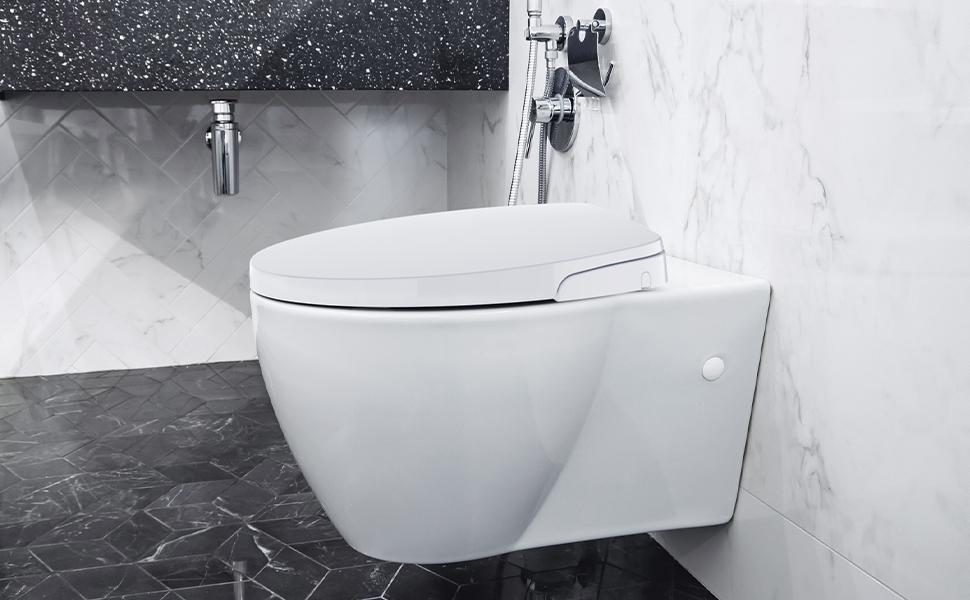 【GARVEE】Bidet Seat, Round Toilet Seat Slow Close, Non-Electric Bidet with Self Cleaning Dual Nozzles, Easy Installation 【GARVEE】Bidet Seat, Round Toilet Seat Slow Close, Non-Electric Bidet with Self Cleaning Dual Nozzles, Easy Installation