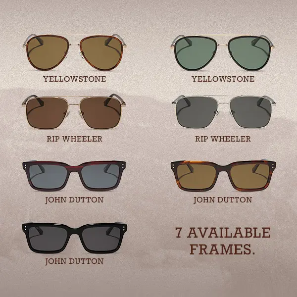 DIFF x Yellowstone Sunglasses - Mens Polarized Frames