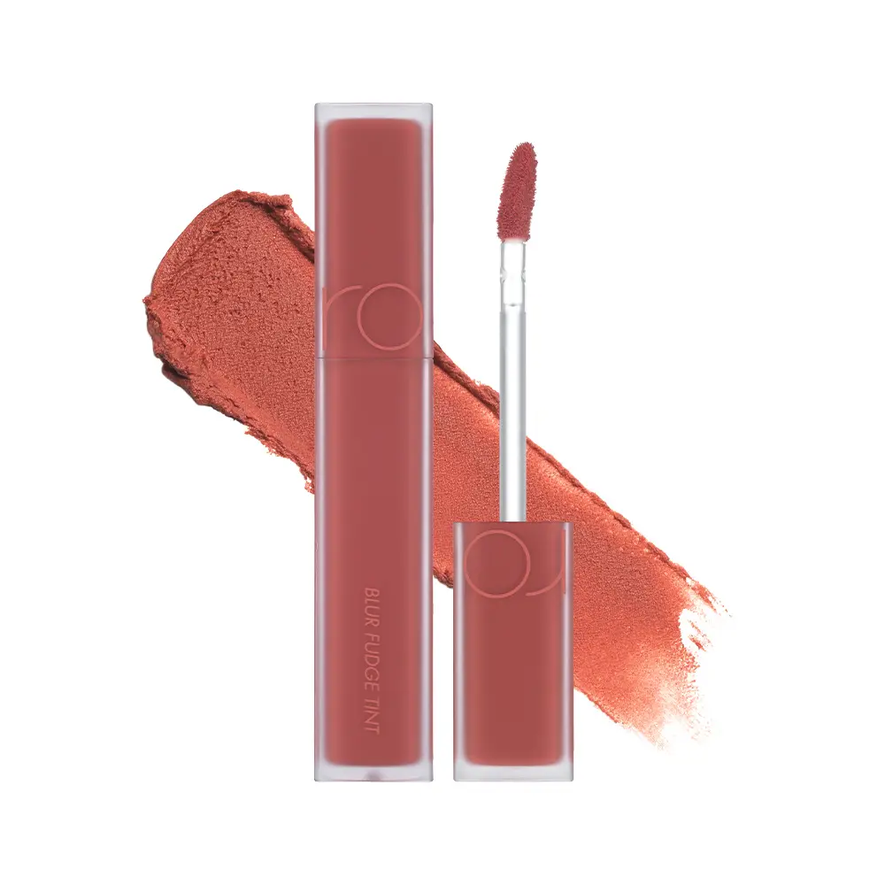 rom&nd Blur Fudge Tint - Long-Lasting Matte Korean Lipstick, Smooth Formula Cosmetic, Beauty Product Suitable for All Skin Types (Shade 01 Pomeloco), Beauty Products, Korean Makeup, Korean Lip Stain, Liquid Matte Lipstick