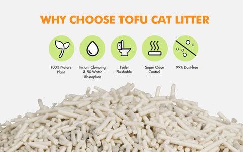 Michu Natural Clumping Tofu Cat Litter 5.5lb/88oz cat litter Michu Natural Clumping Tofu Cat Litter 5.5lb/88oz cat litter