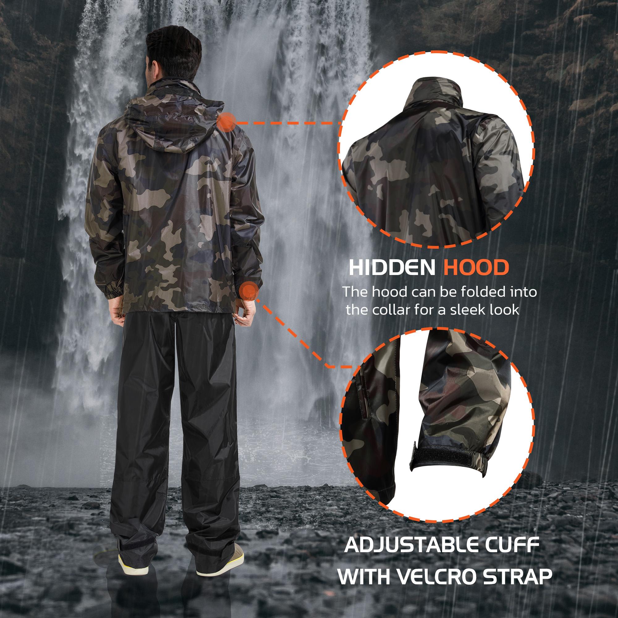 RODEEL 702 Waterproof Jacket and Pants Set Men Lightweight Breathable Full Zip Adjustable Hooded Rain Coat Durable Rain Suit Weatherproof Rainwear Windbreaker For Outdoor Hiking Camping Fishing Boating Construction Landscaping, Holiday Gift RODEEL 702 Waterproof Jacket and Pants Set Men Lightweight Breathable Full Zip Adjustable Hooded Rain Coat Durable Rain Suit Weatherproof Rainwear Windbreaker For Outdoor Hiking Camping Fishing Boating Construction Landscaping, Holiday Gift