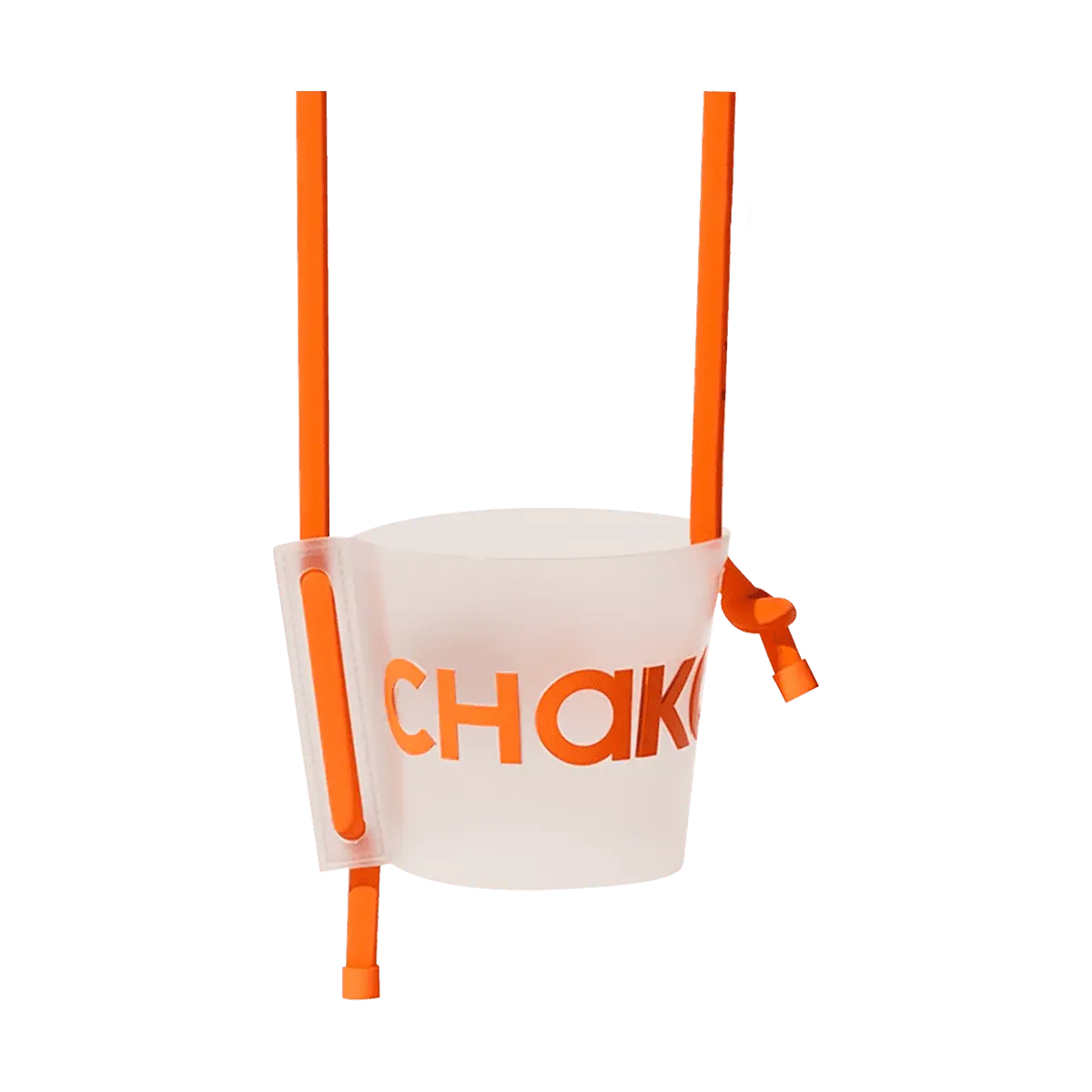 CHAKO LAB Semi-Transparent Frosted Cup Sleeve with Handle - Reusable Insulated Mug Carrier for Coffee & Tea