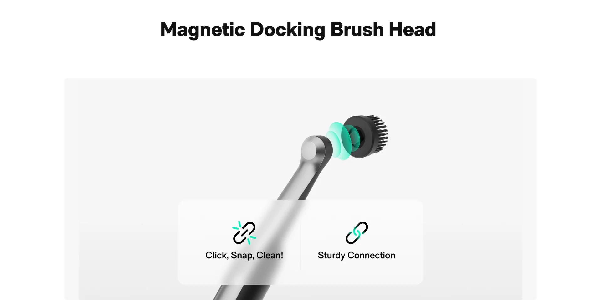 HOTO Rechargeable Electric Spin Scrubber with 12 Brush Heads - IPX7 Waterproof & Adjustable for Grout, Tiles & Crevices HOTO Rechargeable Electric Spin Scrubber with 12 Brush Heads - IPX7 Waterproof & Adjustable for Grout, Tiles & Crevices