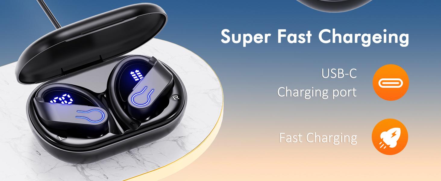 2026 Wireless Bluetooth Earbuds, Bluetooth 5.3 Waterproof Headphones with 120H Playtime, Hi-Fi Stereo Earphones with LED Charging Case & Box Packaging, Sound Isolation for Running, Cool Tech Gadgets for Laptops/Tablets, Gifts for Teen Boys