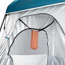 VINGLI 6.7FT Shower Tent, Changing Room Tent for Portable Toilet, with Mesh Floor and Carrying Bag, Lightweight & Sturdy, Perfecr for Camping, Boat, Dressing Outdoor or Indoor