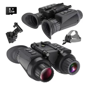 Night Vision Goggles, Military Tactical NV8300 Head Mounted 3D 36MP 4K Night Vision Binoculars, 8X Digital 7 Infrared Hunting Telescope for Outdoor Activities