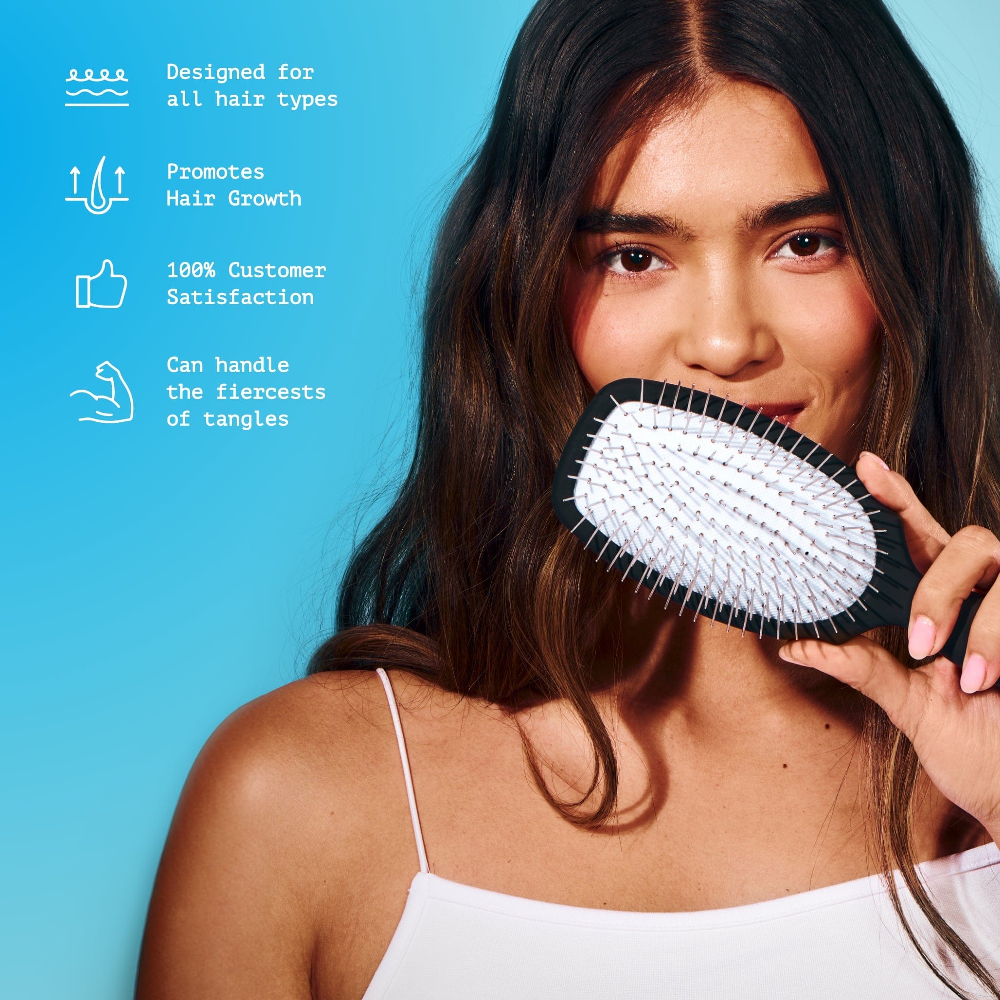 Hair Brush from Gimme Beauty - Stylish Design for Everyday Use, Versatile Brush for All Hair Types