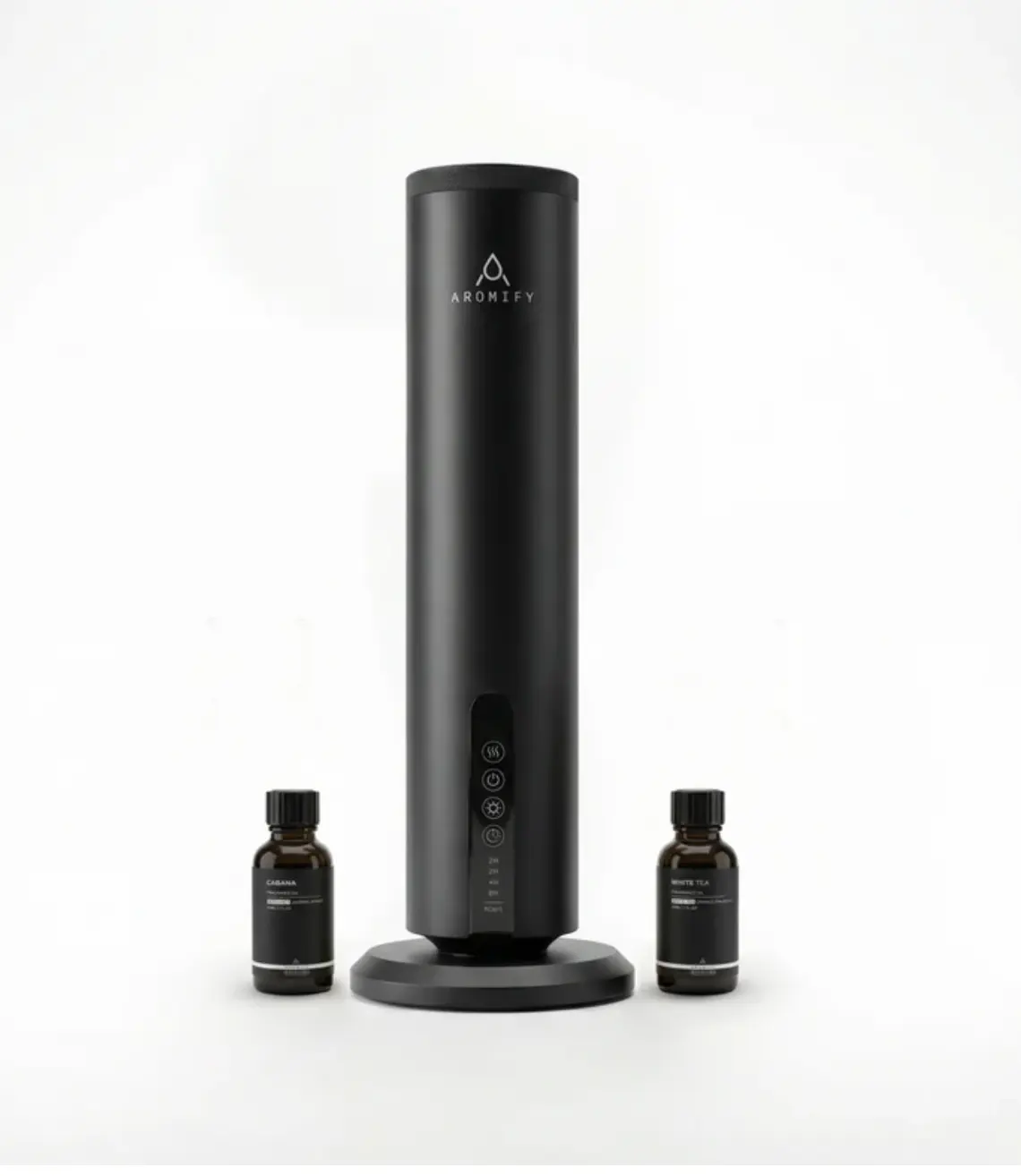 Aromify Breeze Wireless Starter Kit  Diffuser for Home with Bluetooth Cordless Safe for Pets & Kids Non GMO Natural Ingredients 1200 Sq Ft Coverage Black