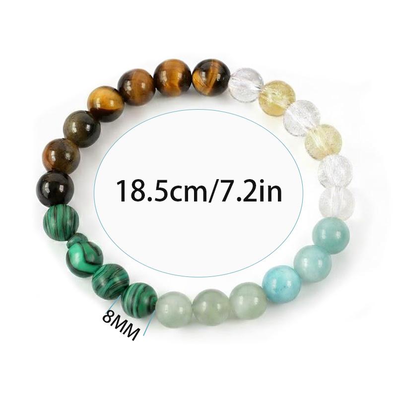 Exquisite Bohemian Beaded Bracelet Set for Women - Wealth Attraction, Good Luck, Money & Protection - Natural Tiger Eye, Citrine, Malachite, Evil Eye Beaded Spiritual Jewelry for Banquet Party, Ideal Gift for Her & Couple Matching Exquisite Bohemian Beaded Bracelet Set for Women - Wealth Attraction, Good Luck, Money & Protection - Natural Tiger Eye, Citrine, Malachite, Evil Eye Beaded Spiritual Jewelry for Banquet Party, Ideal Gift for Her & Couple Matching