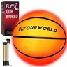 LED Basketball - Official Size 7 Ball Sports Equipment, Glow-in-the-Dark for Night Play, Gift for Men and Children, Premium Basketballs
