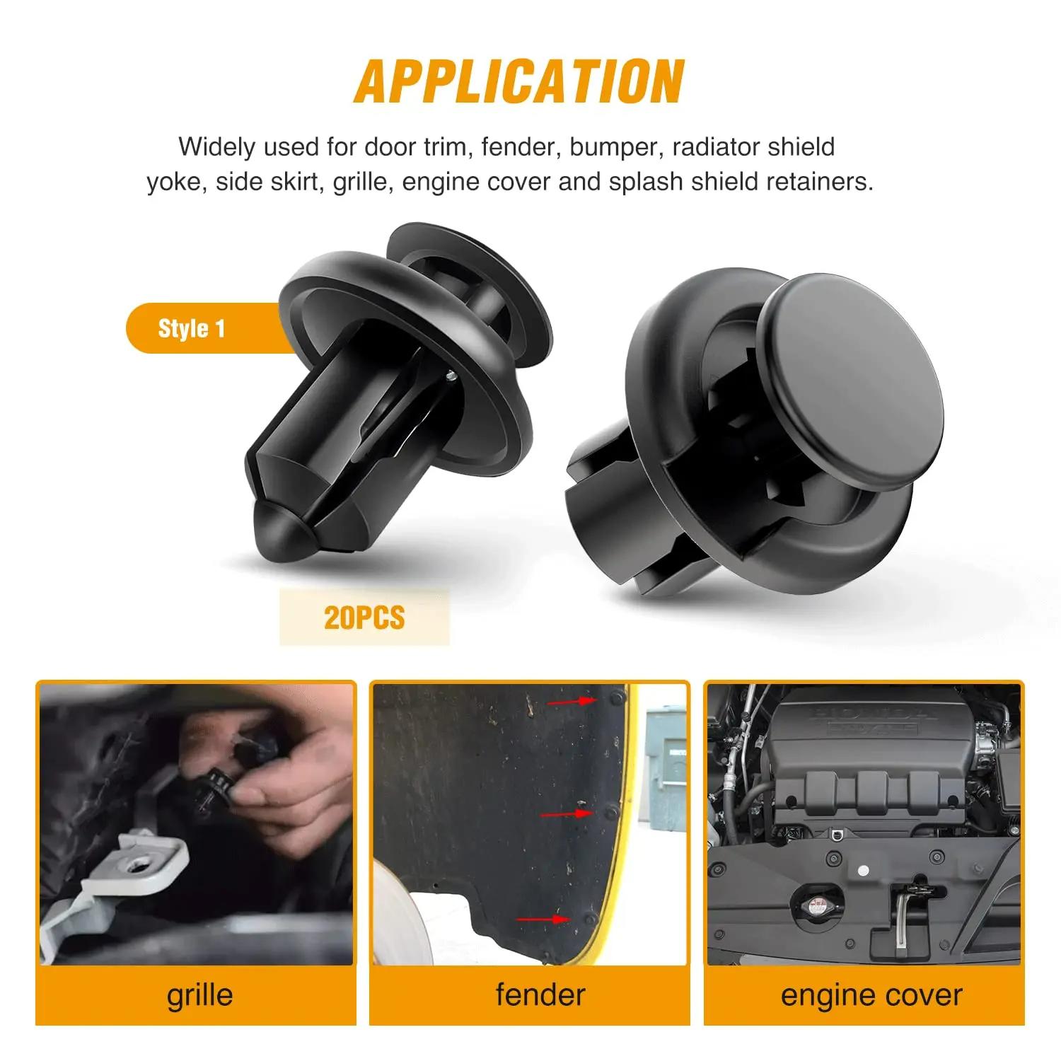 100 PCS Universal Expansion Screw Clips Set for Automobiles ,Mudguard Leaf Plates Door Panel Clips, Bumper Push Fastener Rivet Clamp Expansion Screw, Universal Rivets Fasteners Replacement Kit 100 PCS Universal Expansion Screw Clips Set for Automobiles ,Mudguard Leaf Plates Door Panel Clips, Bumper Push Fastener Rivet Clamp Expansion Screw, Universal Rivets Fasteners Replacement Kit