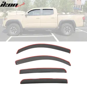 Window Visors for Toyota Tacoma Double Cab 2016-2023 In-Channel Rain Shade