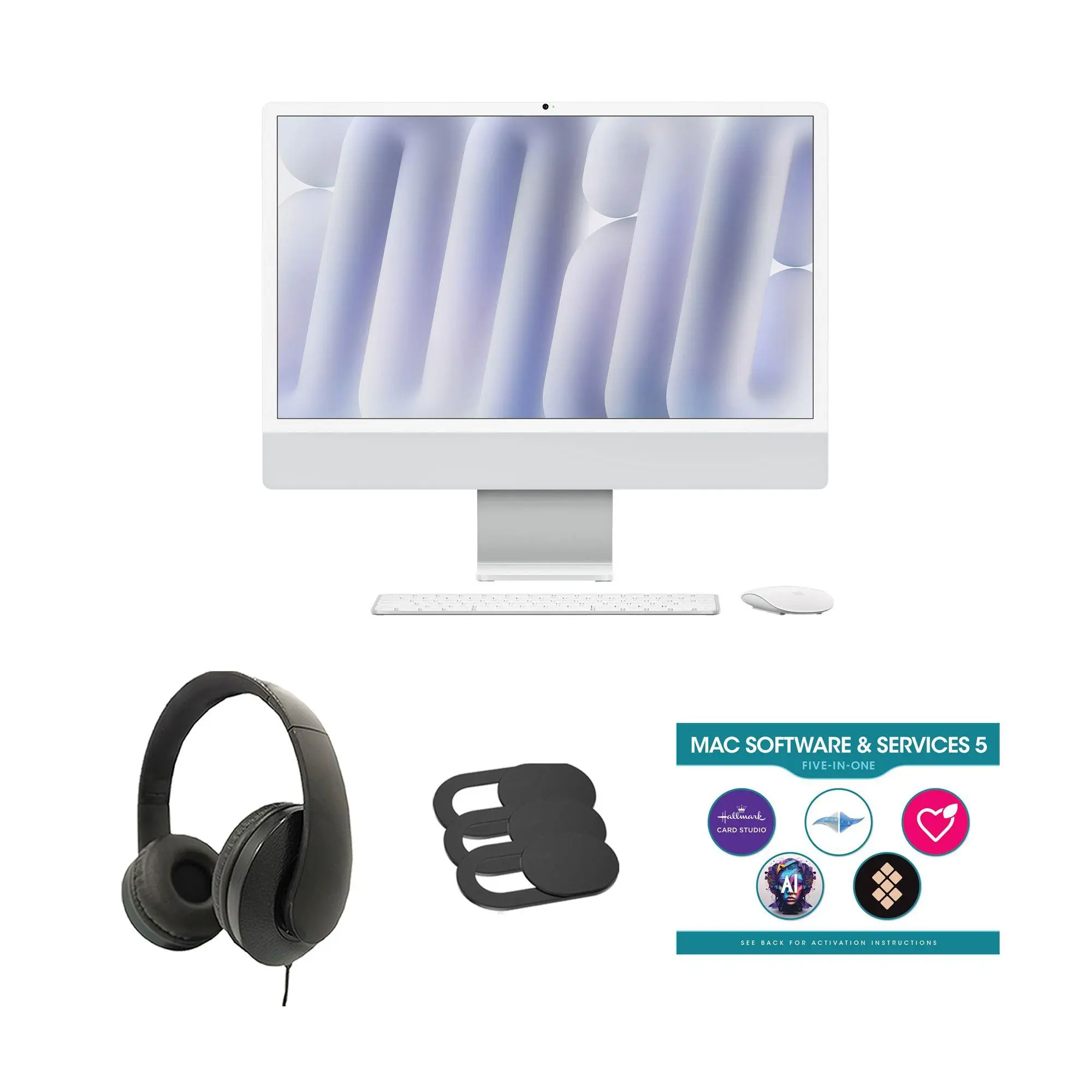 Apple iMac 24" M4 8-Core CPU 8-Core GPU 256GB 16GB Bundle