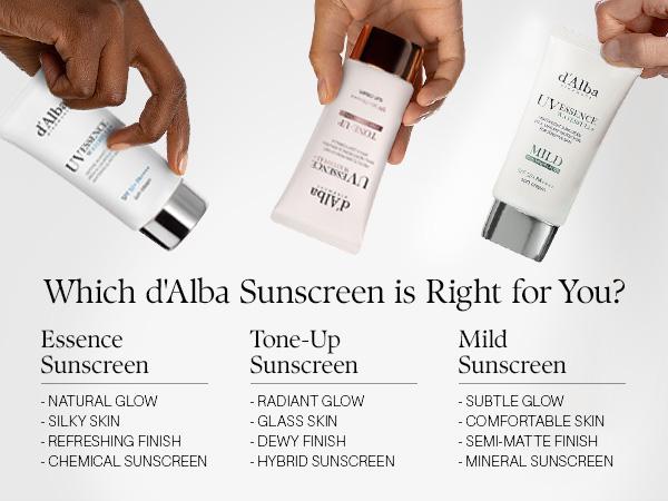 [OFFICIAL d'Alba] [2 Bottles Set] White Truffle Waterfull Tone Up Sunscreen Serum (Total 3.38 fl oz)