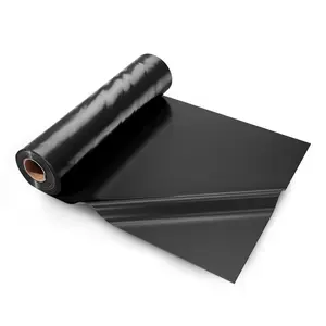 VEVOR 10 Mil Plastic Sheeting Heavy Duty 5' x 100',  , Thick Plastic Sheeting Roll, Plastic Drop Cloth Painters Tarp, Polyethylene Covering for Crawl Space Vapor Barrier, Multi-Purpose, Black