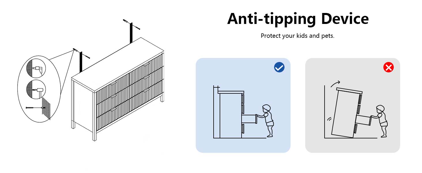 Giratree 6 9 Drawer Dresser Cabinet, Long Nightstand with Drawers and Storage Cabinet, Boho Solid Wood Dresser TV Stand, Mid Century Modern Nightstand with 6 Drawer Dresser for Bedroom Closet
