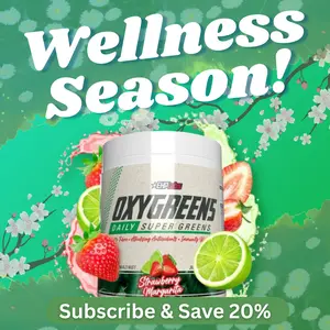 EHPlabs OxyGreens Daily Super Greens Powder - Gut Cleanse & Digestion Supplement, Organic Fibre, Prebiotics spirulina Edible Dietary Natural Healthcare Fitness Optimum | New Year New Me |