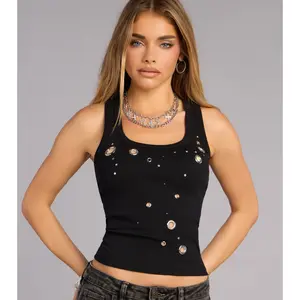 Studded With Attitude Tank Top